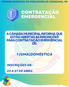 Processo Seletivo Nº 01/2026